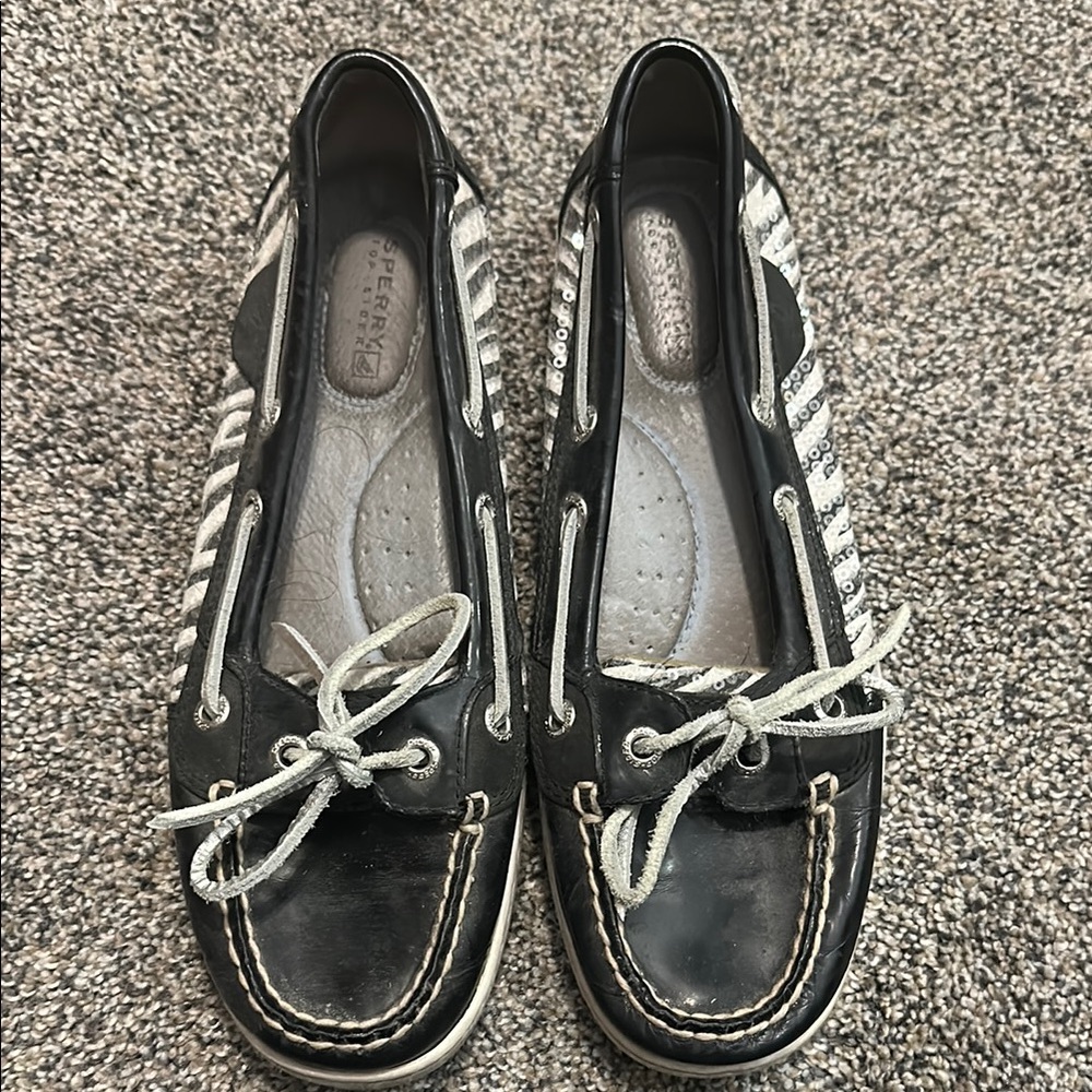 Sperry Women's Black Boat Shoes - Size 7